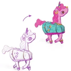 Djeco 3D Kleurplaat Speelfiguren – Schattige Dieren -Djeco Speelgoed dj08007 djeco 3d kleurplaat speelfiguren schattige dieren1 1