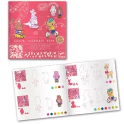 Front Page -Djeco Speelgoed dj08007 djeco 3d kleurplaat speelfiguren schattige dieren1 5