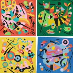 Djeco Schilderen Op Nummer Abstract - Kandinsky -Djeco Speelgoed dj09382 djeco schilderen op kleur abstract kandinsky4