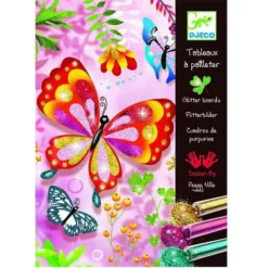 Djeco Glitterschilderijen Vlinders En Kleine Beestjes