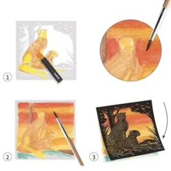 Djeco Atelier Aquarel Jungledieren -Djeco Speelgoed djeco atelier aquarel jungledieren ilovespeelgoed1