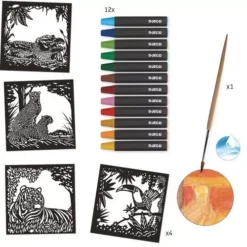 Djeco Atelier Aquarel Jungledieren -Djeco Speelgoed djeco atelier aquarel jungledieren ilovespeelgoed4