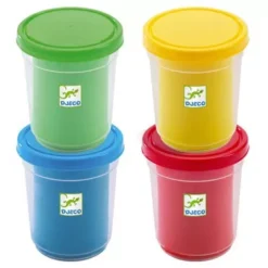 Djeco Boetseerklei Met 4 Potjes En 15 Accessoires -Djeco Speelgoed djeco boetseerklei met 4 potjes en 15 accessoires 2
