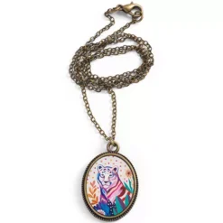 Djeco Kinderketting Lovely Sweet - Tijger -Djeco Speelgoed djeco kinderketting lovely sweet tijger2