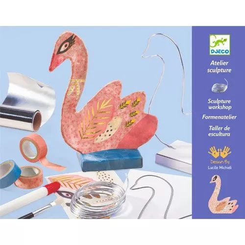 djeco knutselset sculptuur de zwaan Djeco Knutselset Sculptuur De Zwaan -Djeco Speelgoed djeco knutselset de zwaan ilovespeelgoed1