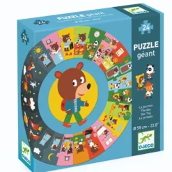 Djeco Puzzel De Dag - 24st -Djeco Speelgoed djeco puzzel de dag 24st 1