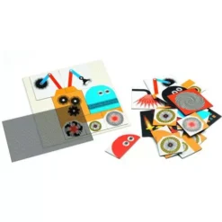 Djeco Spel Kinoptik Robots -Djeco Speelgoed djeco spel kinoptik robots dj05611