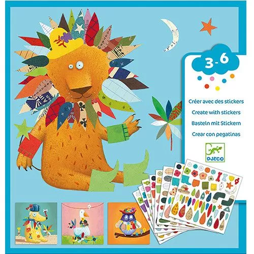 djeco stickerset dieren versieren Djeco Stickerset Dieren Versieren -Djeco Speelgoed djeco stickerset dieren creeren ilovespeelgoed