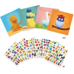Djeco Stickerset Dieren Versieren 3 Djeco Stickerset Dieren Versieren -Djeco Speelgoed djeco stickerset dieren creeren ilovespeelgoed1