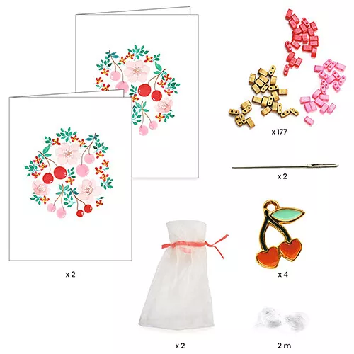 Djeco Armbandjes Maken Me & You - Tila And Cherries -Djeco Speelgoed djeco armbandjes maken me you tila and cherries 2