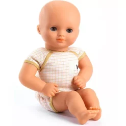 Djeco Babypop Pomea - Praline - 32 Cm -Djeco Speelgoed djeco babypop pomea praline 32 cm 2