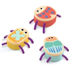 Djeco Boetseerklei Met Insecten - Myplastibugs - 3st -Djeco Speelgoed djeco boetseerklei myplastibugs1