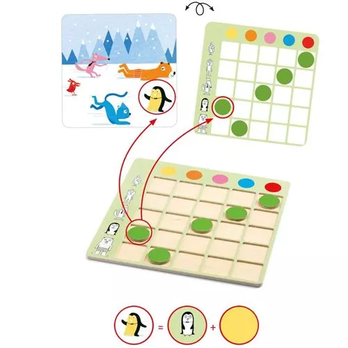 djeco bordspel animocolorix - kleuren Djeco Bordspel Animocolorix - Kleuren -Djeco Speelgoed djeco bordspel animocolorix kleuren 2