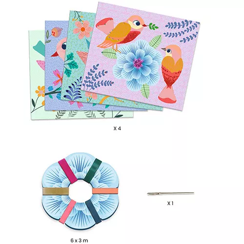 djeco borduurkaarten vogels Djeco Borduurkaarten Vogels -Djeco Speelgoed djeco borduurkaarten vogels 1