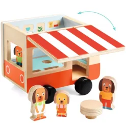 Djeco Camper Met Hondenfamilie -Djeco Speelgoed djeco camper met hondenfamilie 1