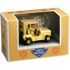 Djeco Crazy Motors Auto - Lion Safari -Djeco Speelgoed djeco crazy motors auto lion safari2