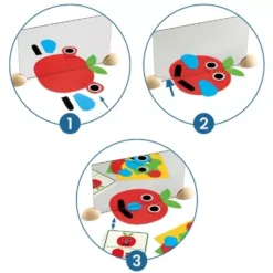 Djeco Spiegelspel Ze Mirror Gezichten -Djeco Speelgoed djeco denkspel ze mirror gezichten1