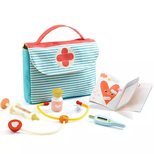 djeco dokterstas pomea - 7-delig Djeco Dokterstas Pomea - 7-delig -Djeco Speelgoed djeco dokterstas pomea 7 delig 1