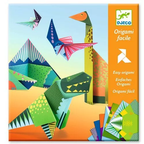 djeco eenvoudige origami - dinosaurussen Djeco Eenvoudige Origami - Dinosaurussen -Djeco Speelgoed djeco eenvoudige origami dinosaurussen 2
