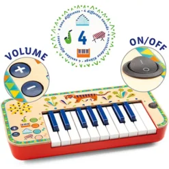 Djeco Elektrisch Keyboard Animambo -Djeco Speelgoed djeco elektrisch keyboard animambo 6