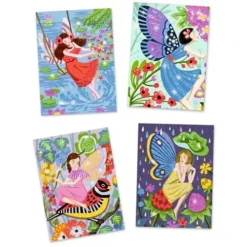 Djeco Glitterschilderijen Feeërieke Sferen 4 Djeco Glitterschilderijen Feeërieke Sferen -Djeco Speelgoed djeco glitterschilderijen fee rieke sferen1