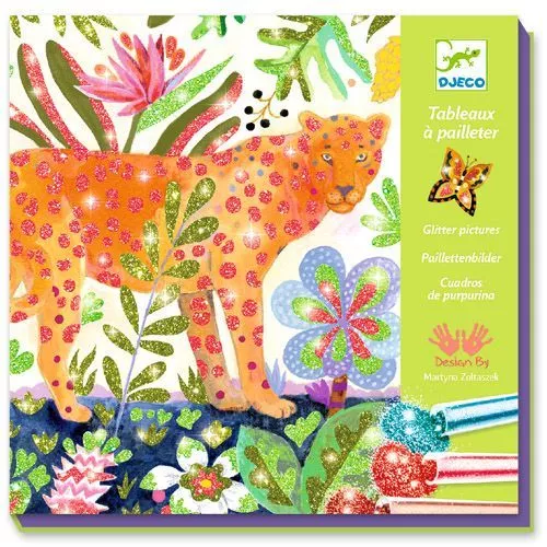djeco glitterschilderijen tropico Djeco Glitterschilderijen Tropico -Djeco Speelgoed djeco glitterschilderijen tropico