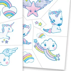 Djeco Glittertattoos - Eenhoorns -Djeco Speelgoed djeco glittertattoos eenhoorns 1