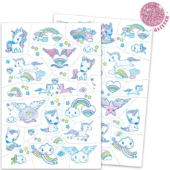 Djeco Glittertattoos - Eenhoorns -Djeco Speelgoed djeco glittertattoos eenhoorns 3