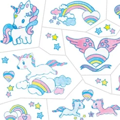 Djeco Glittertattoos - Eenhoorns -Djeco Speelgoed djeco glittertattoos eenhoorns 4