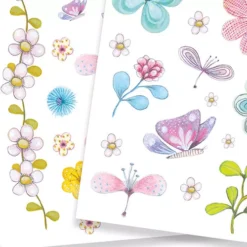 Djeco Glittertattoos - Veldbloemen 4 Djeco Glittertattoos - Veldbloemen -Djeco Speelgoed djeco glittertattoos veldbloemen 1