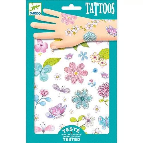 djeco glittertattoos - veldbloemen Djeco Glittertattoos - Veldbloemen -Djeco Speelgoed djeco glittertattoos veldbloemen 4