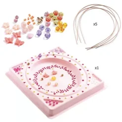 Djeco Diadeemkronen Maken Met Rijgbord 5 Djeco Diadeemkronen Maken Met Rijgbord -Djeco Speelgoed djeco haarbandjes maken met rijgbord 2