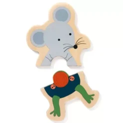 Djeco Houten Magneten Dieren (24st) -Djeco Speelgoed djeco houten magneten dieren 24st