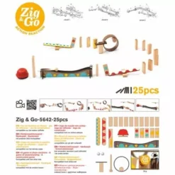 Djeco Kettingreactiespel Zig & Go - 25st -Djeco Speelgoed djeco kettingreactiespel zig go 25st 2