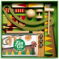 Djeco Kettingreactiespel Zig & Go - 27st -Djeco Speelgoed djeco kettingreactiespel zig go 27st 1