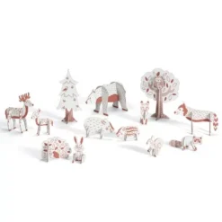 Djeco 3D Kleurplaat Speelfiguren - Bos 7 Djeco 3D Kleurplaat Speelfiguren - Bos -Djeco Speelgoed djeco kleurplaat 3d speelfiguren bos4