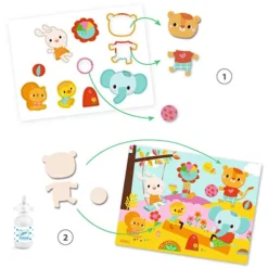 Djeco Knutselset Collage Dieren -Djeco Speelgoed djeco knutselset collage dieren 6