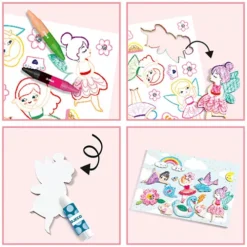 Djeco Knutselset Creëren Met 100 Vormen - Meisjes -Djeco Speelgoed djeco knutselset cre ren met 100 vormen meisjes 2