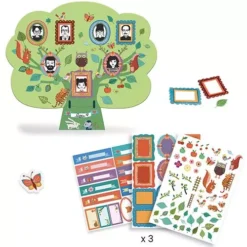 Djeco Knutselset Diy - Stamboom -Djeco Speelgoed djeco knutselset diy stamboom 1