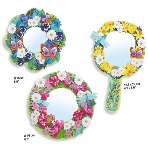 djeco knutselset diy bloemenspiegels Djeco Knutselset Diy Bloemenspiegels -Djeco Speelgoed djeco knutselset diy bloemenspiegels2