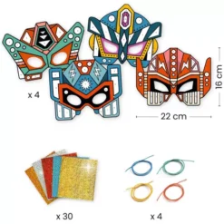 Djeco Knutselset Diy Robotmaskers -Djeco Speelgoed djeco knutselset diy robotmaskers 4