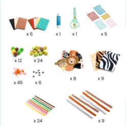 Djeco Knutselset Jungledieren -Djeco Speelgoed djeco knutselset jungledieren 5
