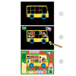 Djeco Kraskaarten Voertuigen -Djeco Speelgoed djeco kraskaarten voertuigen 3