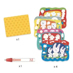 Djeco Magische Kleurplaten - Verstopt Op De Weg -Djeco Speelgoed djeco magische kleurplaten verstopt op de weg ilovespeelgoed.nl6