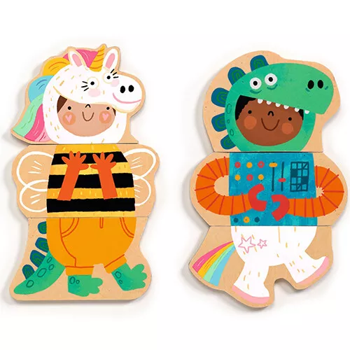 djeco magneten verkleden - 24st Djeco Magneten Verkleden - 24st -Djeco Speelgoed djeco magneten verkleden 24st 1