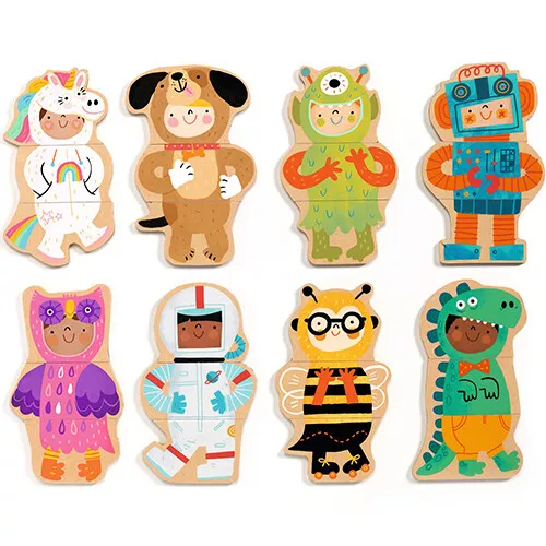 djeco magneten verkleden - 24st Djeco Magneten Verkleden - 24st -Djeco Speelgoed djeco magneten verkleden 24st 2