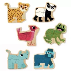 Djeco Magnetische Dieren - 24st -Djeco Speelgoed djeco magnetische puzzel 24st 2
