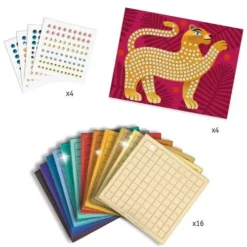 Djeco Mozaïek Diep In De Jungle -Djeco Speelgoed djeco moza ek diep in de jungle 2