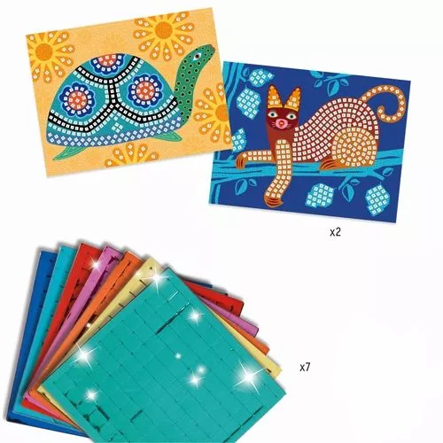 djeco mozaïek ocelot en schildpad Djeco Mozaïek Ocelot En Schildpad -Djeco Speelgoed