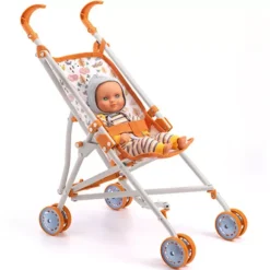 Djeco Poppenbuggy Pomea - Bos -Djeco Speelgoed djeco poppenbuggy bos 4